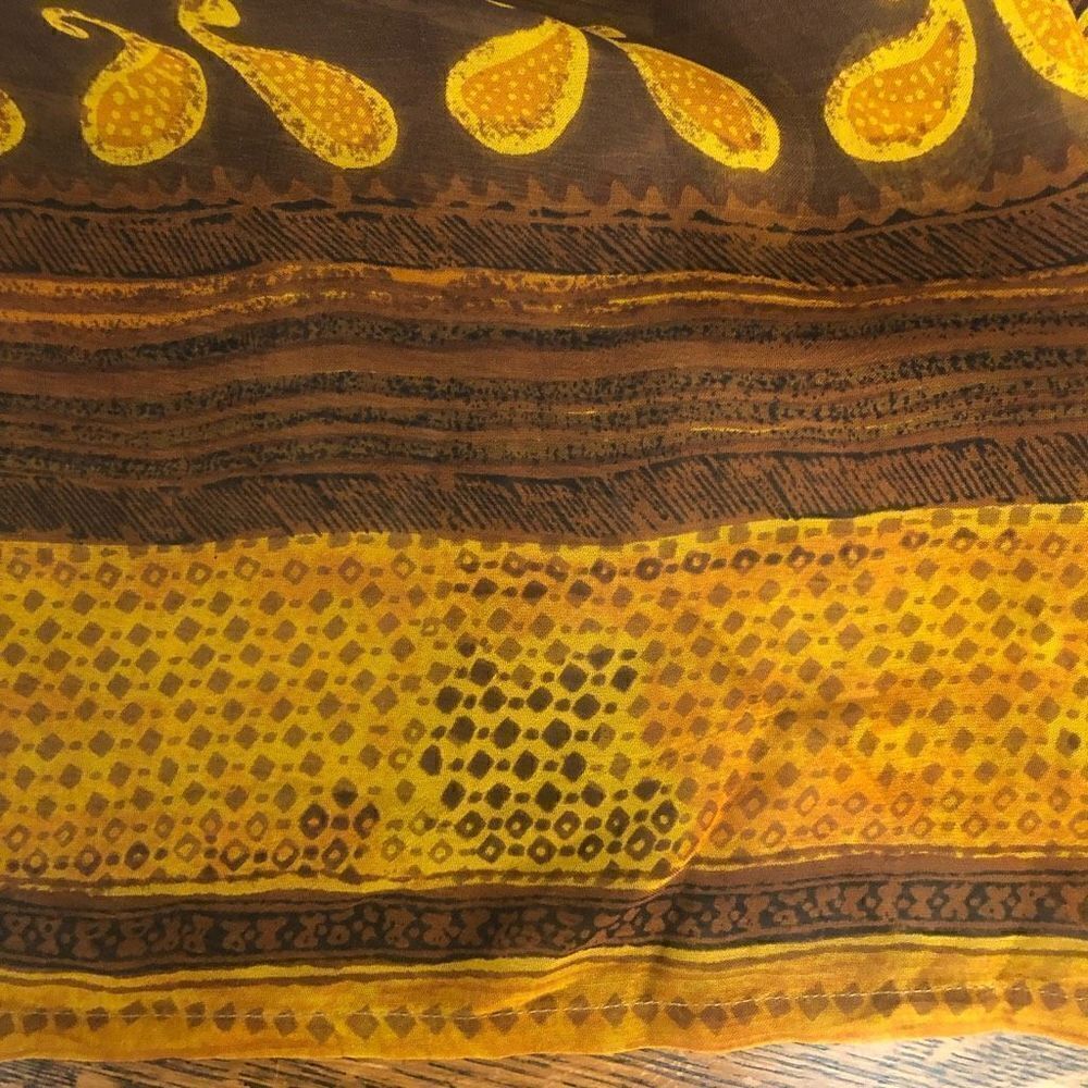 Cache Three Piece Brown and Gold Boho Tunic and Harem Pants - Picture 15 of 16